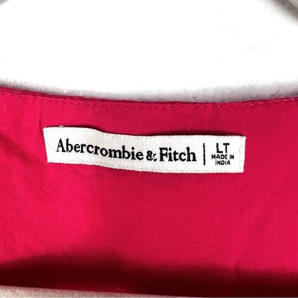 Abercrombie and Fitch Flutter Sleeve Tiered Midi Dress size Large Tall - Picture 11 of 12